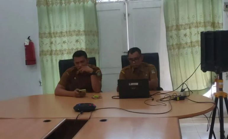  Diskominfo Asahan Fasilitasi Zoom Meeting Pembentukan Panitia Pilkades Serentak Tahun 2026