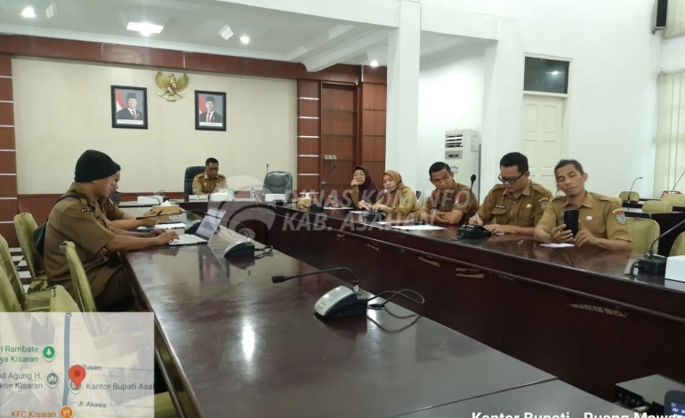  Diskominfo Asahan Fasilitasi Zoom Meeting Asistensi Daerah Terkait Proyeksi Kemampuan Keuangan Daerah TA 2026